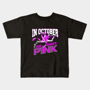 In October We Wear Pink - Gymnastics Kids T-Shirt